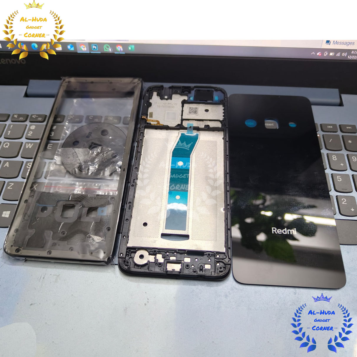 Picture of Replacement Full Body Housing for Xiaomi Redmi A3 2024 Body Panel With Side Frame and Camera Lens