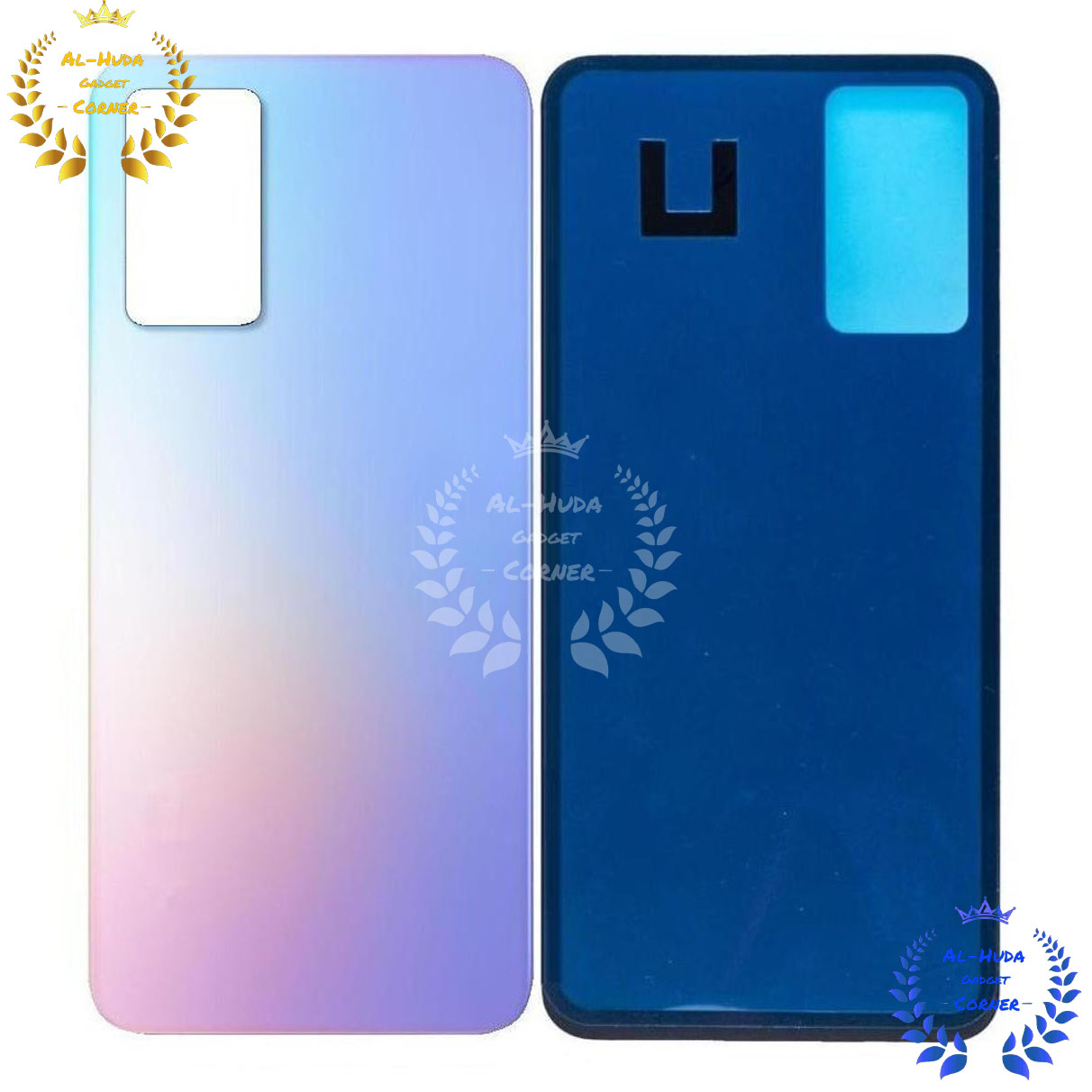 Picture of Replacement Backshell Glass Panel for Vivo V21 Battery Back Door Housing - Blue