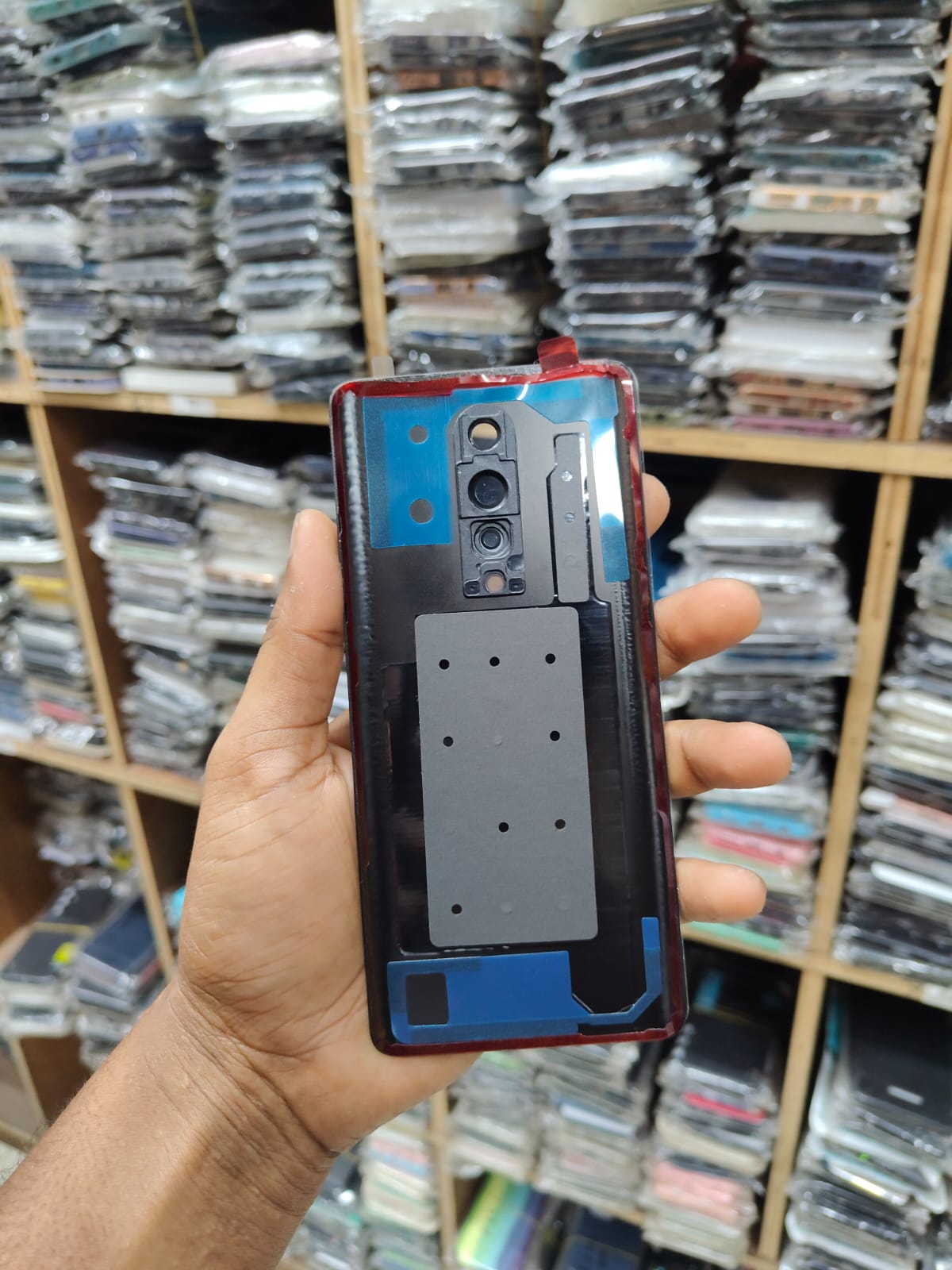 Picture of OnePlus 7 Pro / 1+ 7 Pro Back Cover Glass Replacement Assembly Kit Camera Frame