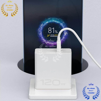 Picture of Vivo iQOO 120W Flash Charger Power Adapter,IQOO Charger V12066LOAO FlashCharger Cesan Type C Untuk Vivo iQoo 11 5G Z7x Z7 5G V27 V27e X80 Pro X90 Pro (Best Quality)