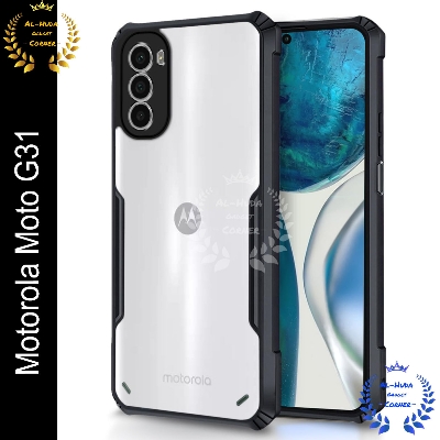 Picture of Orginal Xundd Back Cover for Motorola Moto G31 Transparent Hybrid Hard PC Back Bumper