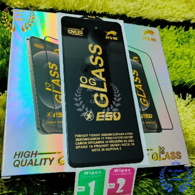 Picture of OG Glass Protector for Infinix Hot 12 , Hot 12 Play , Hot 11s , Hot 10 , Note 8i , Spark 6 , Camon 16 , Camon 16 pro