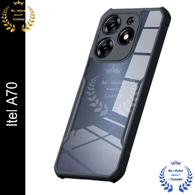 Picture of Xundd Back Cover for Itel A70 Transparent Hybrid Hard PC Back Bumper