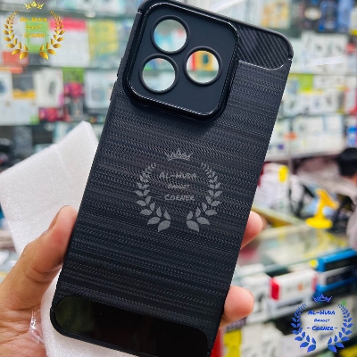 Picture of Spigen cover For Symphony Innova 20 Carbon Fiber Back cover Soft Slim Fashion Non-Slip Protective Carbon Fiber Phone Case