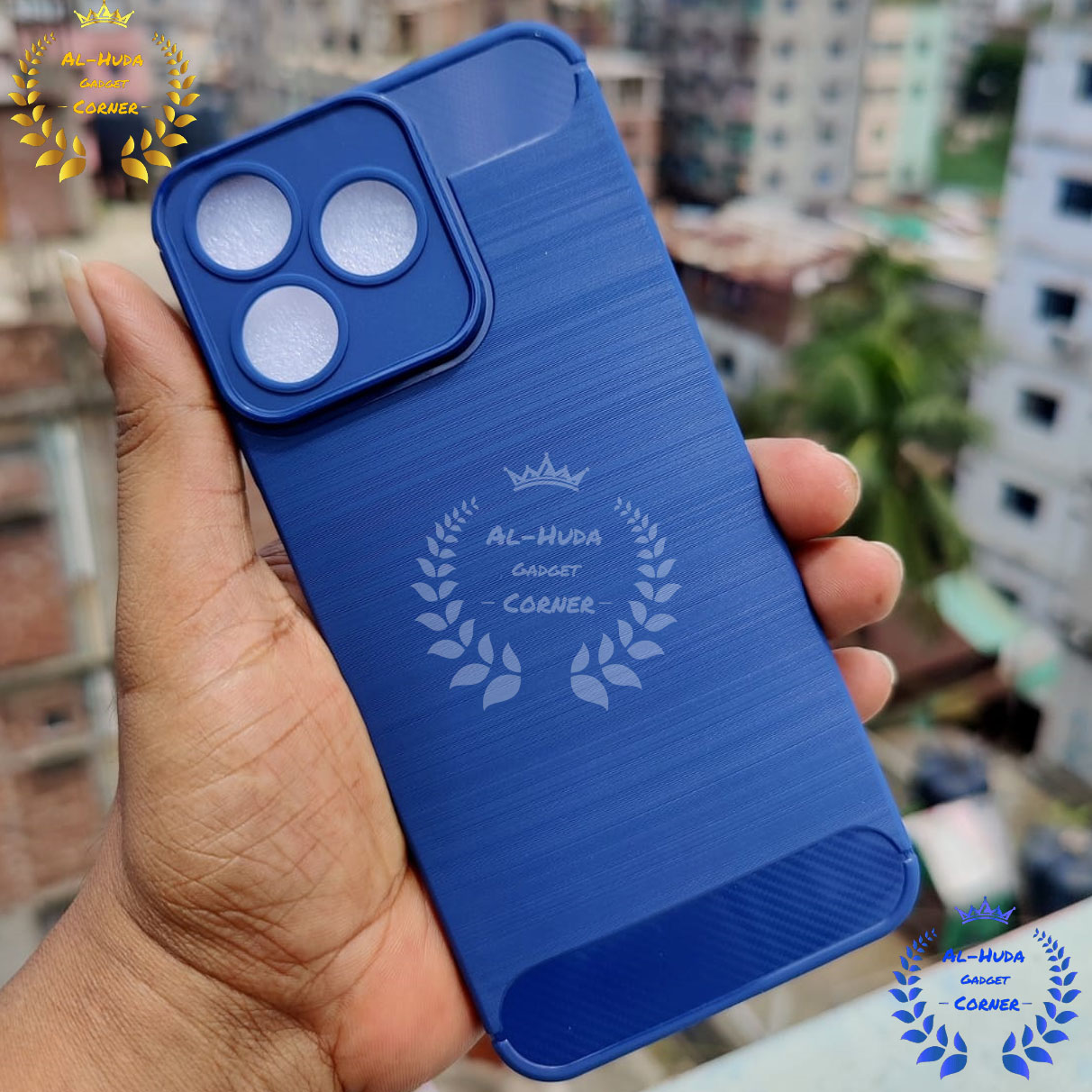 Picture of Spigen cover For Symphony Innova 20 Carbon Fiber Back cover Soft Slim Fashion Non-Slip Protective Carbon Fiber Phone Case