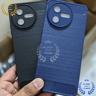 Picture of Spigen cover For Walton NEXG N8 Carbon Fiber Back cover Soft Slim Fashion Non-Slip Protective Carbon Fiber Phone Case