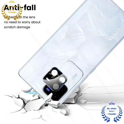 Picture of vivo V30 Pro 5G Back 9H Full Camera Lens Protector Rear 9H 3D Camera Lens Protector,Upgraded HD,Clear Scratch Resistant [With Photo Friendly Flash Cut]