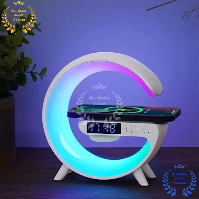 Picture of G63 Smart Light Sound Speaker Machine Fast Charging Alarm Clock 7-Color RGB Music Player Speaker