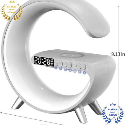 Picture of G63 Smart Light Sound Speaker Machine Fast Charging Alarm Clock 7-Color RGB Music Player Speaker