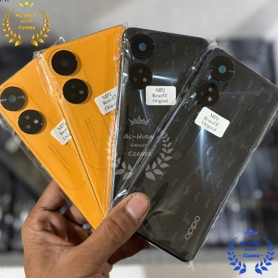 Picture of Replacement Backshell With Middle Frame Panel for Oppo Reno 8T 4G Battery Back Door Housing With Camera Lens