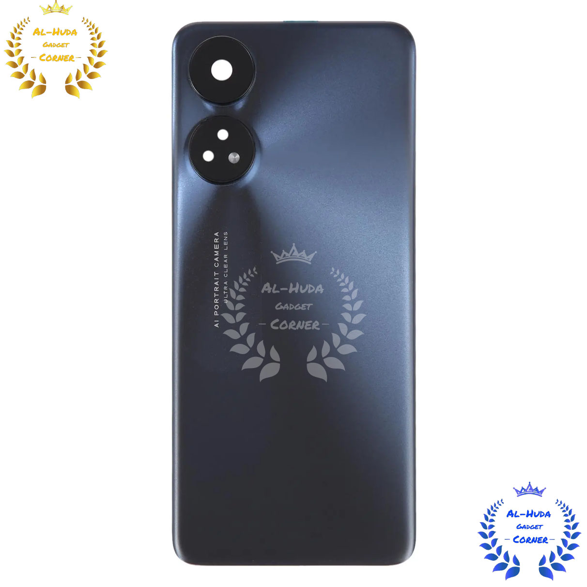 Picture of Replacement Backshell With Middle Frame Panel for Oppo Reno 8T 4G Battery Back Door Housing With Camera Lens