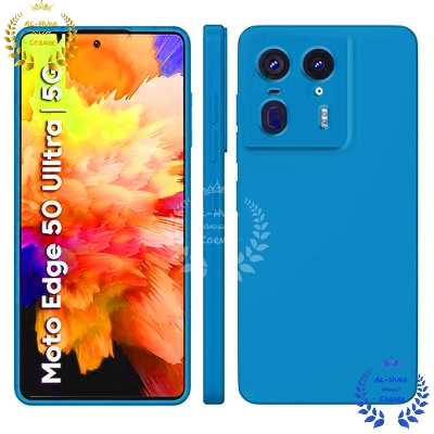 Picture of Premium Liquid Silicone Phone case for Motorola Edge 50 Ultra 5G Liquid Silicon Mobile Back Case Soft Silicone Phone Cover