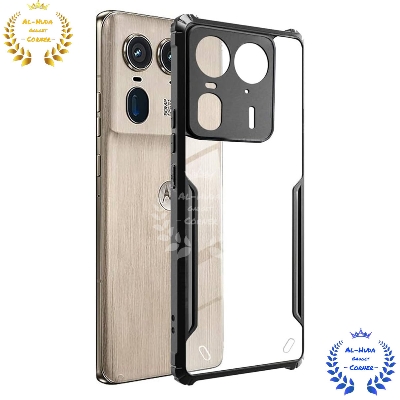 Picture of Xundd Back Cover for Motorola Edge 50 Ultra 5G Transparent Hybrid Hard PC Back Bumper