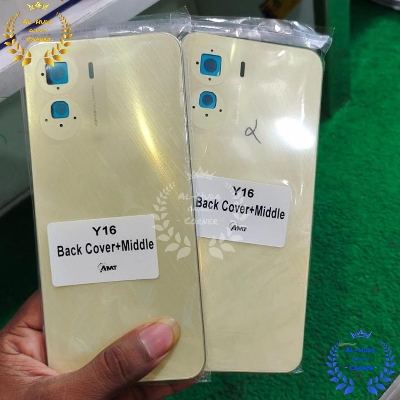 Picture of Replacement Backshell Panel + midel frame for vivo Y16 Battery Back Door Back panel