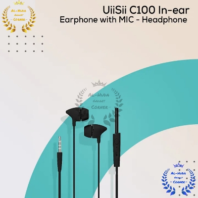 Picture of Quality-Full UiiSii C100 In-ear Earphone with MIC - Headphone - Ear Phone - Earphone