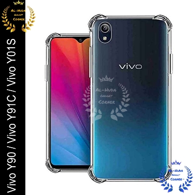 Picture of Transparent back cover For Vivo Y90 / Vivo Y91C / Vivo Y01S Luxury transparent Protect Back Cover Soft Case