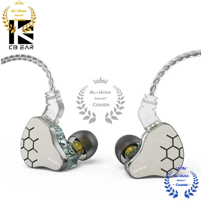 Picture of KBEAR Lark Hybrid 1DD+1BA Driver Unit In Ear Earphone Hifi sport music earbuds With 0.78mm pin with 4N Silver plated cable KS2