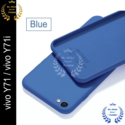 Picture of Premium Liquid Silicone Phone case for Vivo Y71 / Vivo Y71i Liquid Silicon Mobile Back Case Soft Silicone Phone Cover