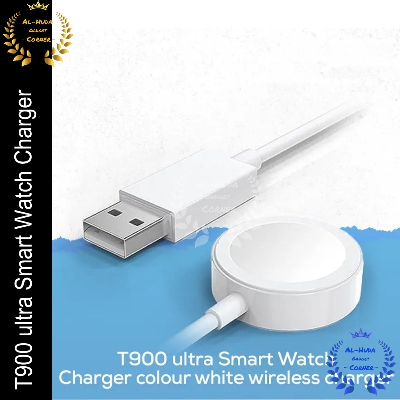Picture of T900 ultra Smart Watch Charger colour white wireless charger