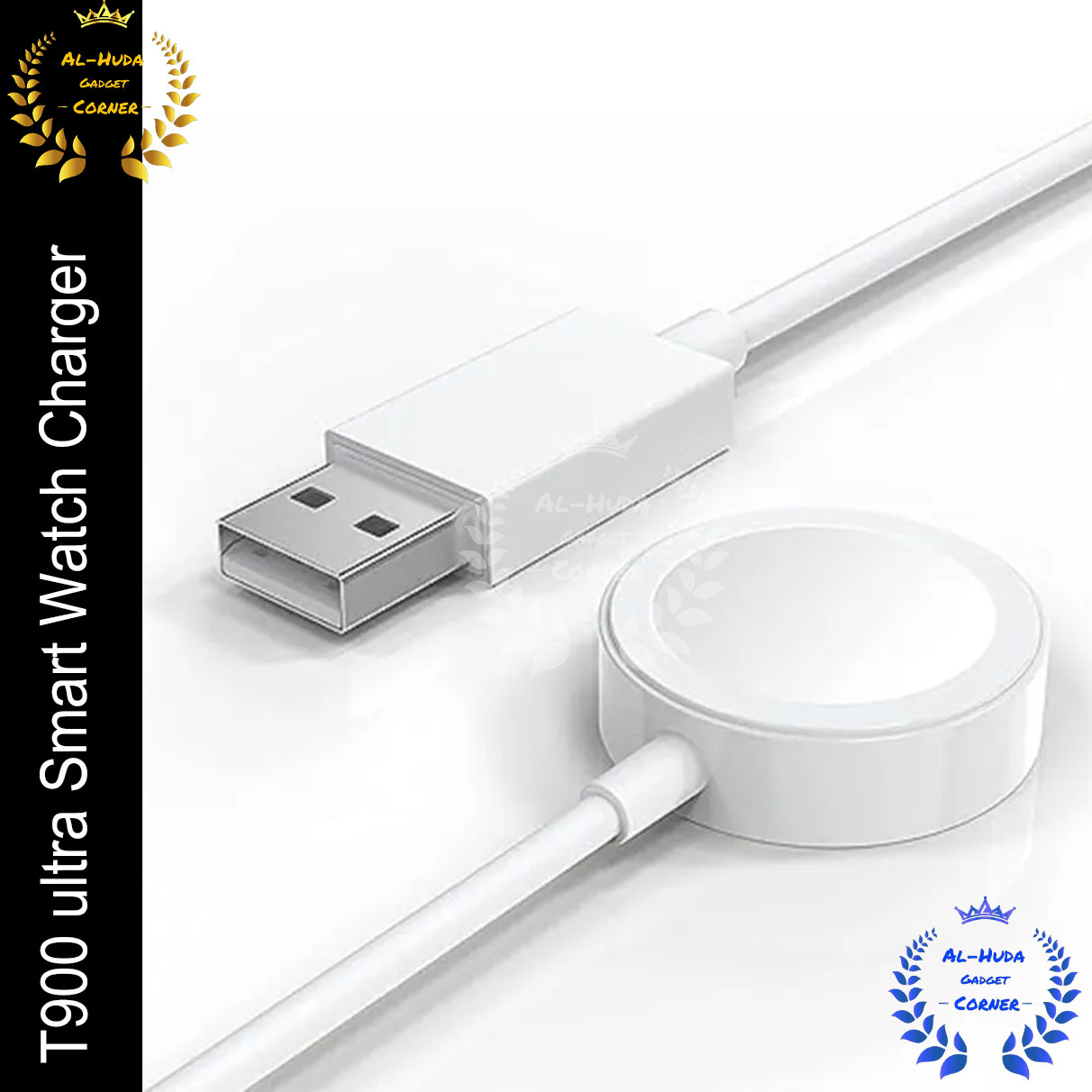 Picture of T900 ultra Smart Watch Charger colour white wireless charger