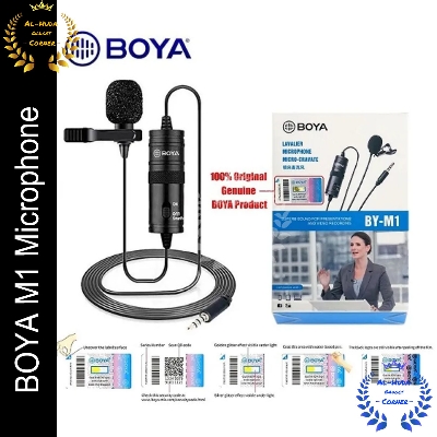 Picture of BOYA M1 Microphone Boya Professional Microphone For Mobile & Dslr - Black