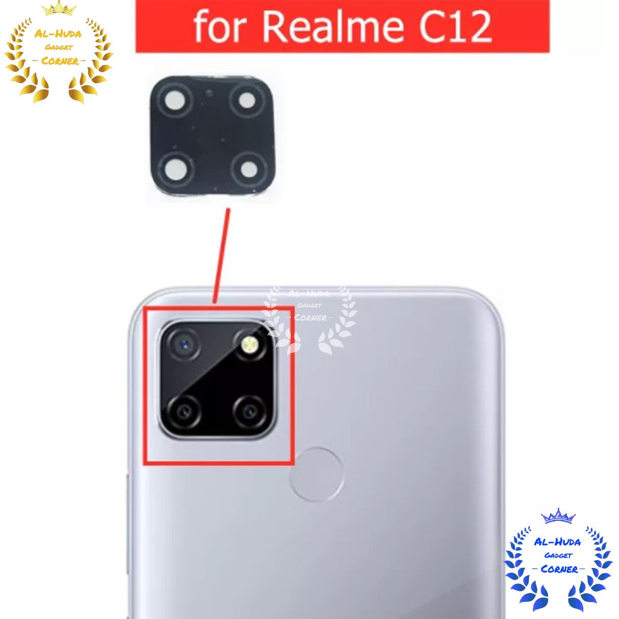 Picture of Back Camera Glass Lens Camera Lens for Realme C12