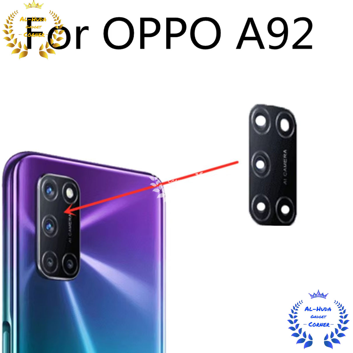 Picture of Back Camera Glass Lens Camera Lens for Oppo A92 2020