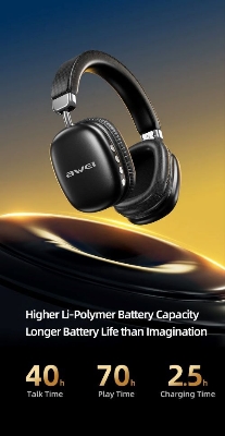 Picture of Quality-Full Awei AT7 Bluetooth Wireless Headphone