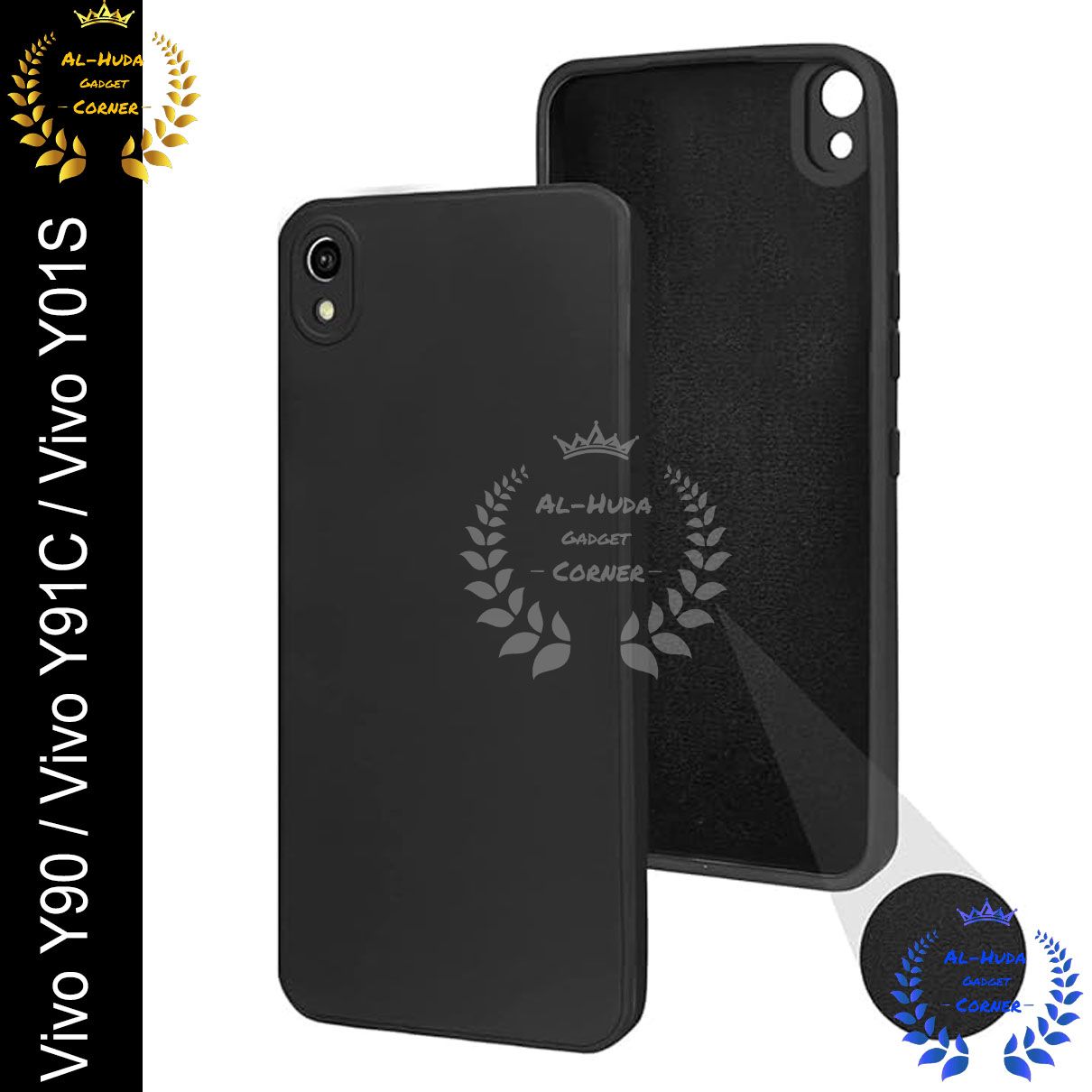 Picture of Premium Liquid Silicone Phone case for Vivo Y90 / Vivo Y91C / Vivo Y01S Liquid Silicon Mobile Back Case Soft Silicone Phone Cover