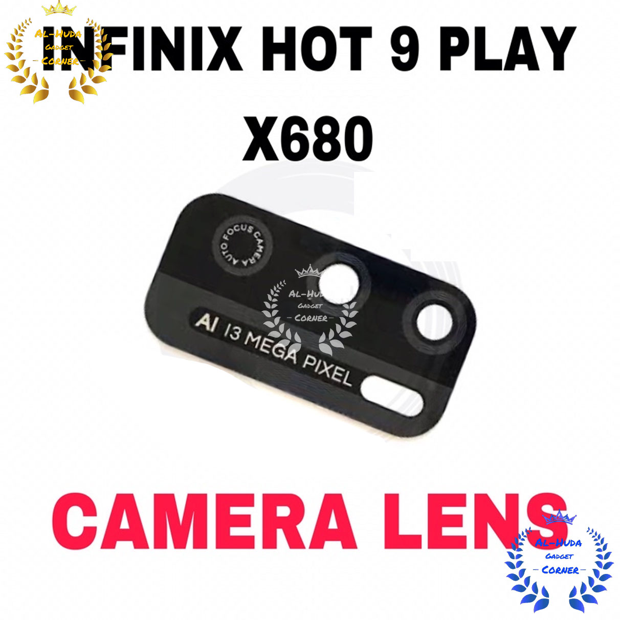 Picture of Main Back Camera Glass Lens / main Back Camera Lens / Back main Camera Glass Lens / Back main Camera Lens for Infinix Hot 9 Play