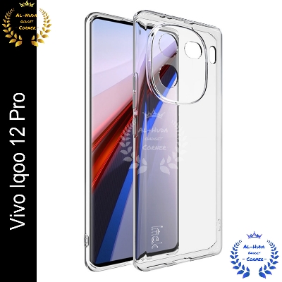 Picture of Transparent back cover For vivo iQOO 12 Pro Luxury transparent Protect Back Cover Soft Case