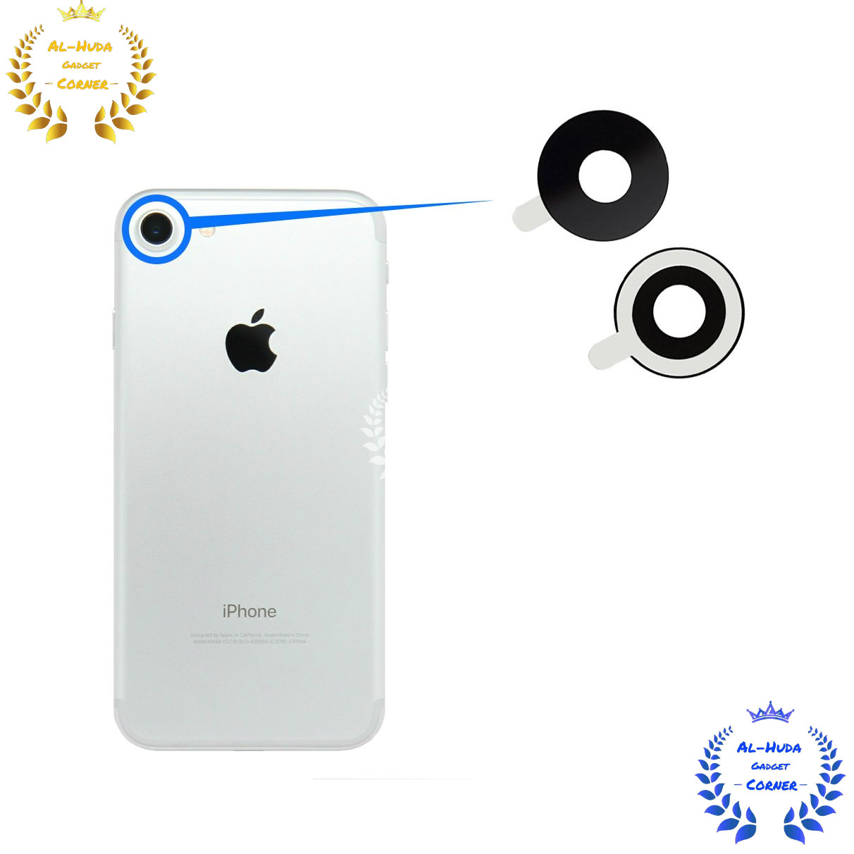 Picture of Main Back Camera Glass Lens / main Back Camera Lens / Back main Camera Glass Lens / Back main Camera Lens / Rear Back Camera Glass for Apple iPhone 7