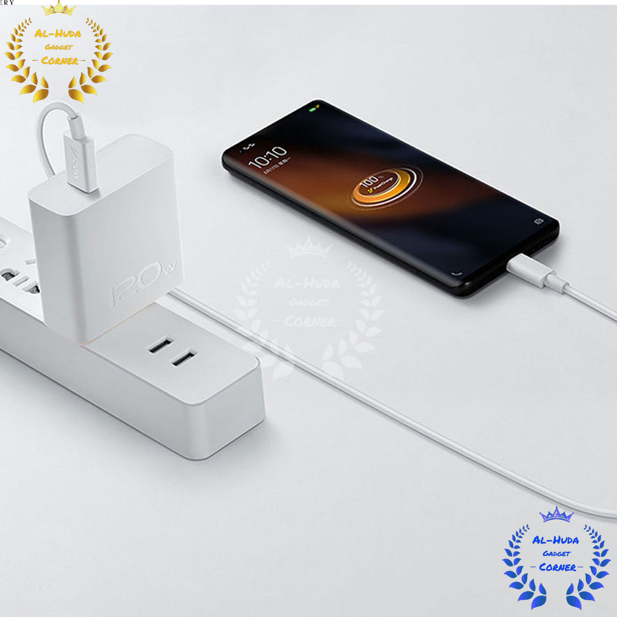 Picture of Vivo iQOO 120W Flash Charger Power Adapter,IQOO Charger V12066LOAO FlashCharger Cesan Type C Untuk Vivo iQoo 11 5G Z7x Z7 5G V27 V27e X80 Pro X90 Pro