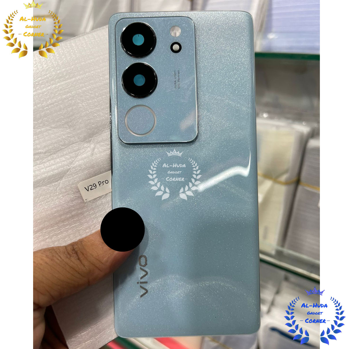 Picture of Quality-Full Replacement Backshell Glass Panel for Vivo V29 Pro With Camera Lens Battery Back Door Housing 100% Original