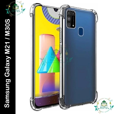 Picture of Samsung Galaxy M21 / Samsung Galaxy M30S back cover Black Soft Ultra-Thin Flexible Protective Mobile Phone Back Cover