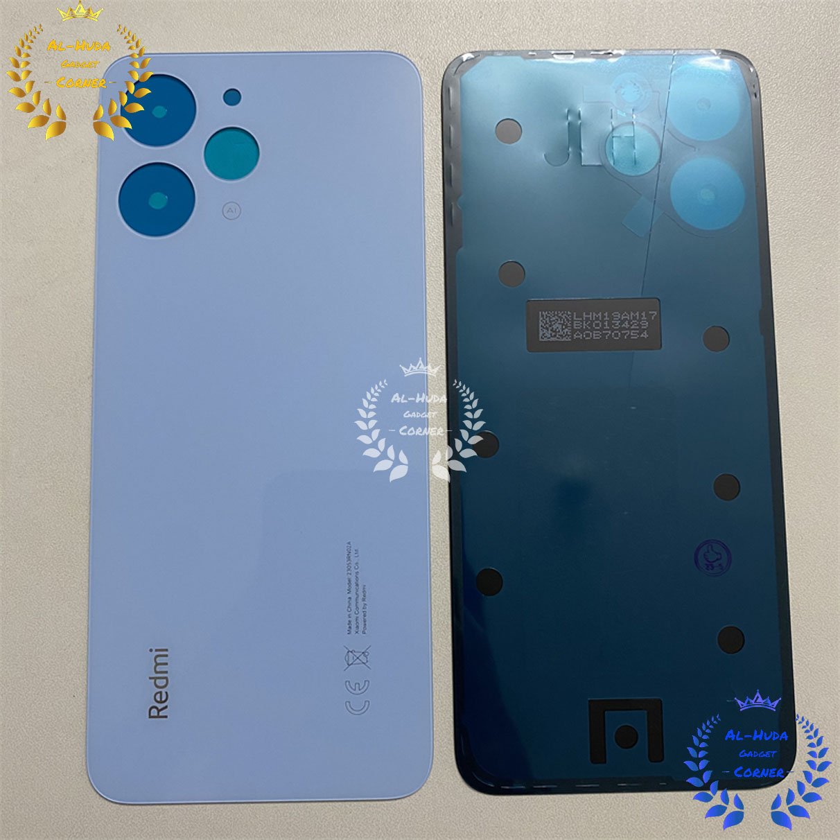 Picture of Quality-Full Replacement Backshell Glass Panel for Xiaomi Redmi 12 4G Battery Back Door Housing