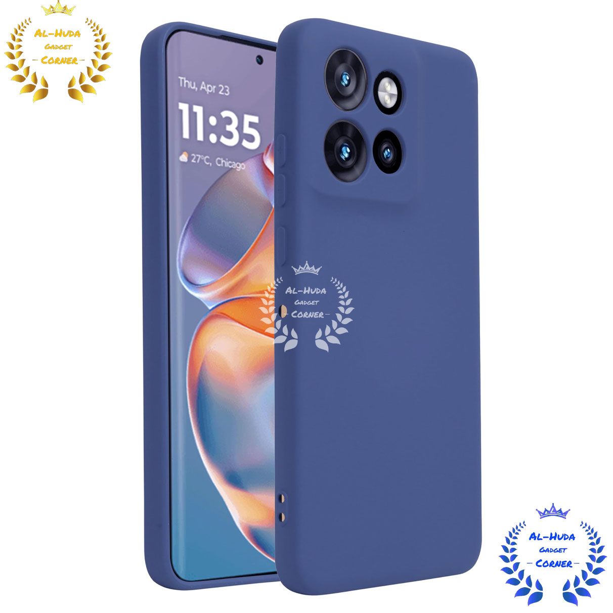 Picture of Shockproof & Transparent Crystal Clear Back Cover Case / Matte Protective Lens Flexible Back Cover for Motorola Edge 50 Neo | Slim Silicone Cover with Soft Lining Shockproof Full Body Bumper Case