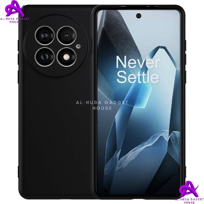 Picture of Shockproof & Transparent Crystal Clear Back Cover Case / Matte Protective Lens Flexible Back Cover for OnePlus 13 5G / 1+ 13 5G | Slim Silicone Cover with Soft Lining Shockproof Full Body Bumper Case