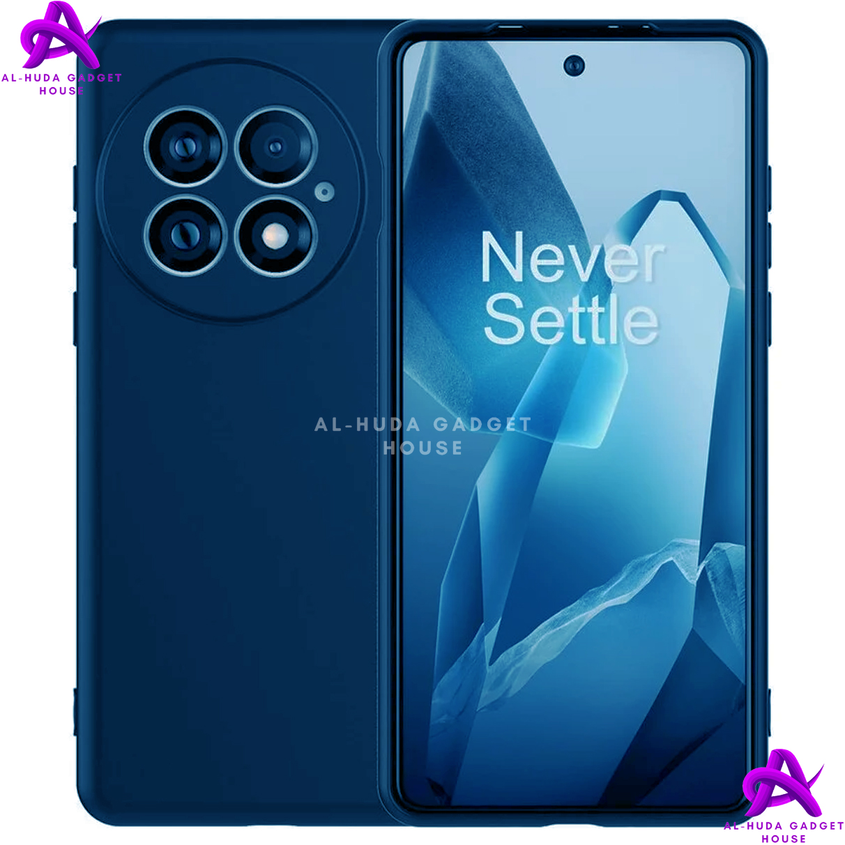 Picture of Shockproof & Transparent Crystal Clear Back Cover Case / Matte Protective Lens Flexible Back Cover for OnePlus 13 5G / 1+ 13 5G | Slim Silicone Cover with Soft Lining Shockproof Full Body Bumper Case