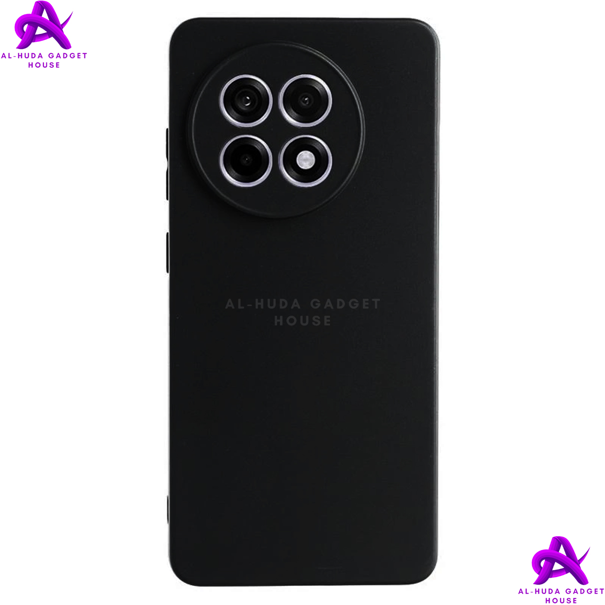 Picture of Shockproof & Transparent Crystal Clear Back Cover Case / Matte Protective Lens Flexible Back Cover for OnePlus Ace 5 / OnePlus Ace 5 Pro / OnePlus 13R / 1+13R | Slim Silicone Cover with Soft Lining Shockproof Full Body Bumper Case