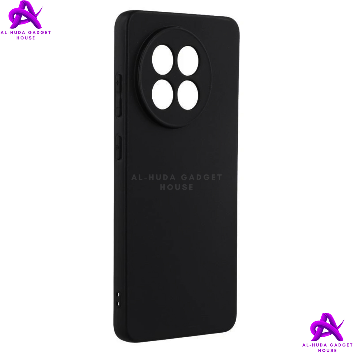 Picture of Shockproof & Transparent Crystal Clear Back Cover Case / Matte Protective Lens Flexible Back Cover for OnePlus Ace 5 / OnePlus Ace 5 Pro / OnePlus 13R / 1+13R | Slim Silicone Cover with Soft Lining Shockproof Full Body Bumper Case