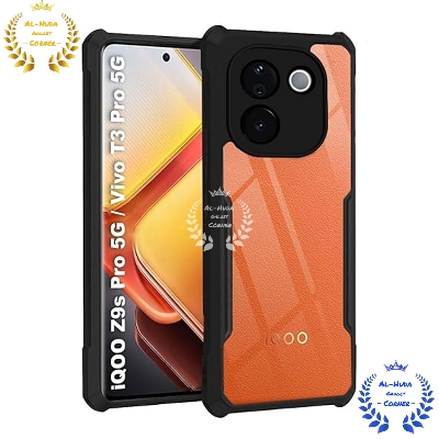 Picture of Back Cover for vivo T3 Pro / vivo iQOO Z9s Pro 5G Transparent Hybrid Hard PC Back Bumper vivo T3 Pro / vivo iQOO Z9s Pro 5G back cover