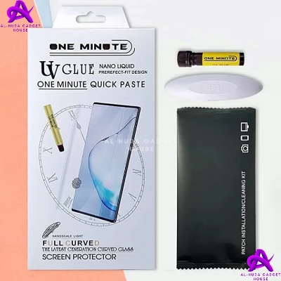 Picture of Premium UV Tempered Glass For Honor 200 5G Screen Protector Curved with Liquid Glue and UV Light -Transparent Clear