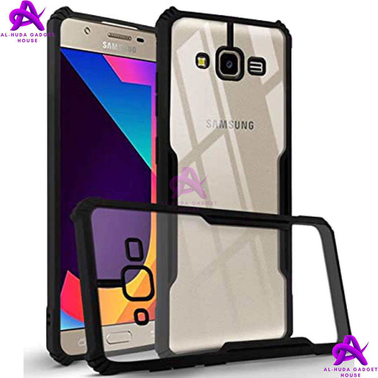 Picture of Shockproof & Transparent Crystal Clear Back Cover Case / Matte Protective Lens Flexible Back Cover for Samsung Galaxy j2 Prime / Samsung Galaxy G532 | Slim Silicone Cover with Soft Lining Shockproof Full Body Bumper Case