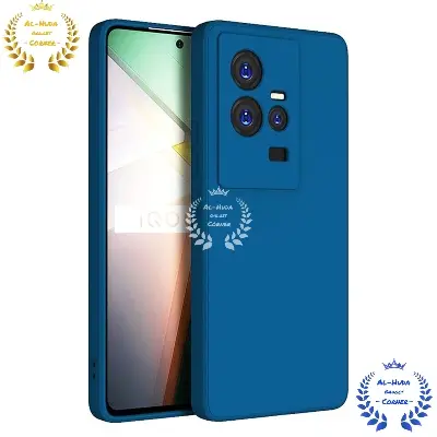 Picture of Shockproof & Transparent Crystal Clear Back Cover Case / Matte Protective Lens Flexible Back Cover for IQOO 11 5G | Slim Silicone Cover with Soft Lining Shockproof Full Body Bumper Case
