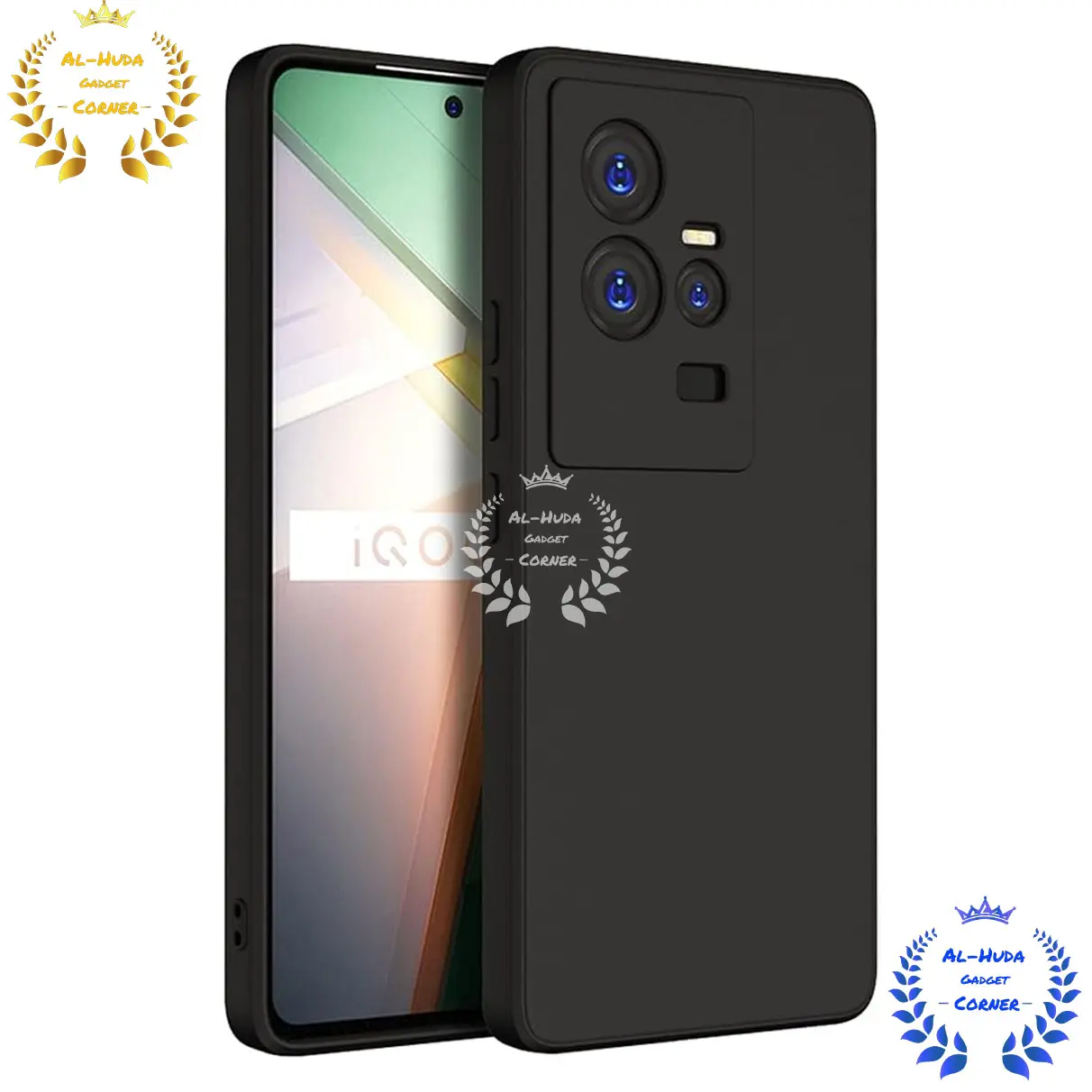 Picture of Shockproof & Transparent Crystal Clear Back Cover Case / Matte Protective Lens Flexible Back Cover for IQOO 11 5G | Slim Silicone Cover with Soft Lining Shockproof Full Body Bumper Case