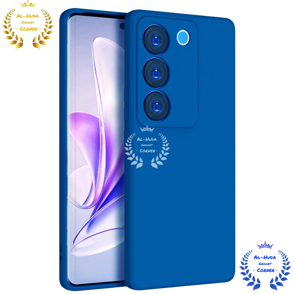 Picture of Shockproof & Transparent Crystal Clear Back Cover Case / Matte Protective Lens Flexible Back Cover for Vivo V30 lite 5G | Slim Silicone Cover with Soft Lining Shockproof Full Body Bumper Case