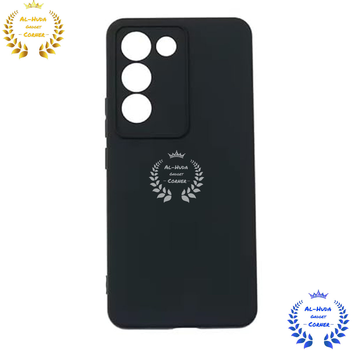 Picture of Shockproof & Transparent Crystal Clear Back Cover Case / Matte Protective Lens Flexible Back Cover for Vivo V30 lite 5G | Slim Silicone Cover with Soft Lining Shockproof Full Body Bumper Case