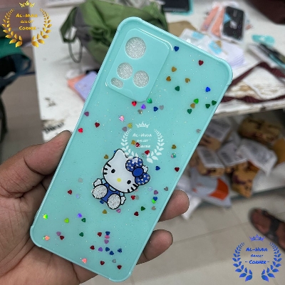 Picture of Shockproof & Transparent Crystal Clear Back Cover Case / Matte Protective Lens Flexible Back Cover for vivo Y21 / vivo Y21e / vivo Y21s / vivo Y21t / vivo Y33s | Slim Silicone Cover with Soft Lining Shockproof Full Body Bumper Case