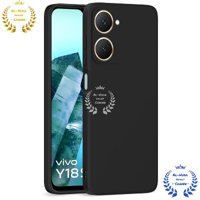 Picture of Shockproof & Transparent Crystal Clear Back Cover Case / Matte Protective Lens Flexible Back Cover for Vivo Y18E / vivo Y03 | Slim Silicone Cover with Soft Lining Shockproof Full Body Bumper Case